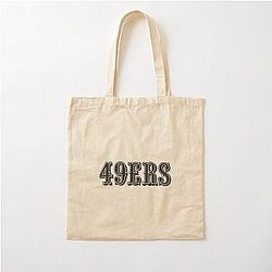 49ers logo Cotton Tote Bag