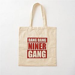 Bang Niner Gang (Red) 49ers Cotton Tote Bag