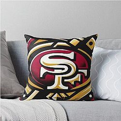 San Francisco 49ers Throw Pillow