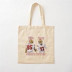 Brock Purdy and George Kittle Celebration T-Shirt, San Francisco Retro T-Shirt, Vintage San Francisco Unisex T-Shirt, 49ers Gift Cotton Tote Bag