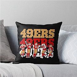 Art San Francisco 49ers Throw Pillow