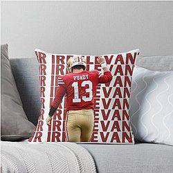 Brock Purdy - Mr. Irrelevant - 49ers - Super Bowl Throw Pillow