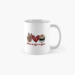 Peace Love 49ers Football Team Classic Mug