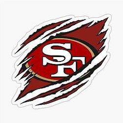 Faithful to the 49ers sticker