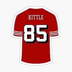 George Kittle 49ers Sticker