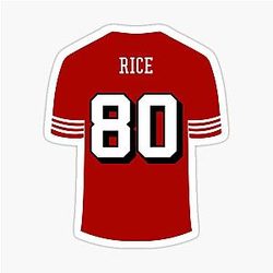 Jerry Rice 49ers Sticker