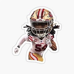 San Francisco 49ers Fred Warner Sticker
