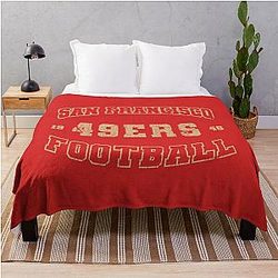 San Francisco 49ers Throw Blanket