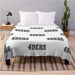 49ers Logo Throw Blanket
