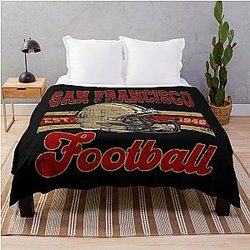 Art San Francisco 49ers Throw Blanket