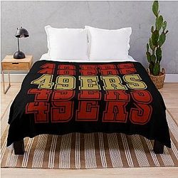 Art San Francisco 49ers Throw Blanket