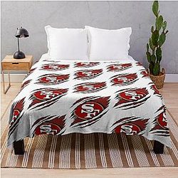 Faithful To The 49ers Bay Throw Blanket