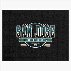 Art San Jose Sharks Jigsaw Puzzle