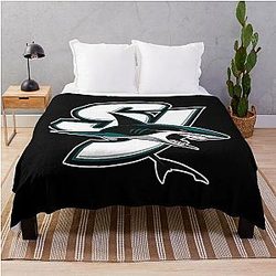 San Jose Sharks Throw Blanket