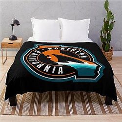 Art San Jose Sharks Throw Blanket
