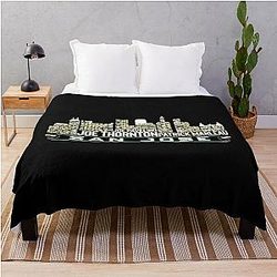 Art San Jose Sharks Throw Blanket