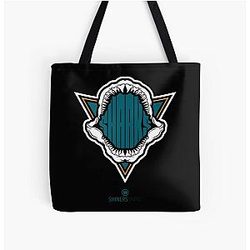 Art San Jose Sharks Tote Bag