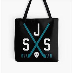 San Jose Sharks All Over Print Tote Bag