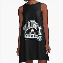 San Jose Sharks A-Line Dress