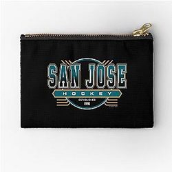 Art San Jose Sharks Zipper Pouch