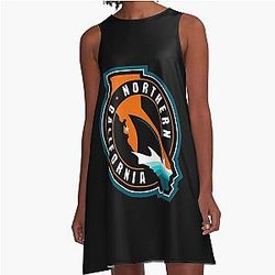Art San Jose Sharks A-Line Dress