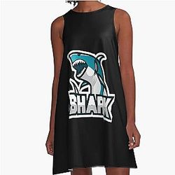 Art San Jose Sharks A Line Dress
