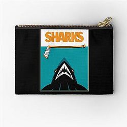 Art San Jose Sharks Zipper Pouch