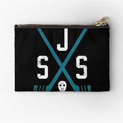 Art San Jose Sharks Zipper Pouch