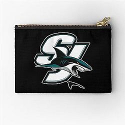 Art San Jose Sharks Zipper Pouch
