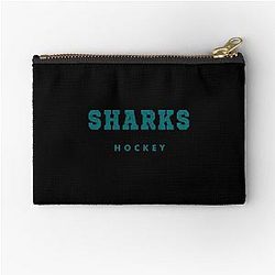 Art San Jose Sharks Zipper Pouch
