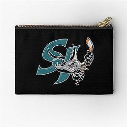 San Jose Sharks Zipper Pouch