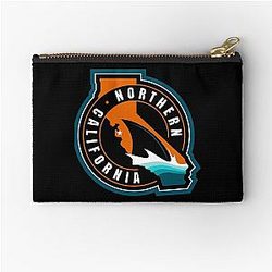 Art San Jose Sharks Zipper Pouch