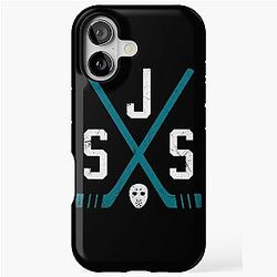Art and San Jose Sharks iPhone Tough Case