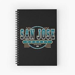 Art San Jose Sharks Notebook
