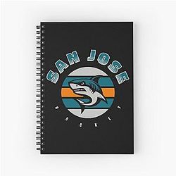 Art San Jose Sharks Notebook