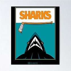 Art San Jose Sharks Poster