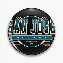 Art San Jose Sharks Pin