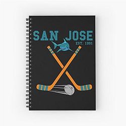 Art San Jose Sharks Notebook