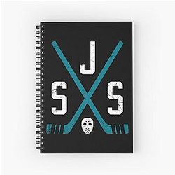 Art San Jose Sharks Notebook