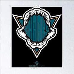 Art San Jose Sharks Poster