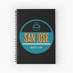 Art San Jose Sharks Notebook