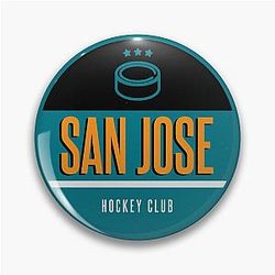 Art San Jose Sharks Pin
