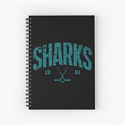 San Jose Sharks Spiral Notebook