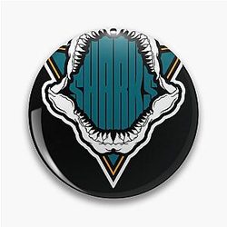 Art San Jose Sharks Pin