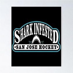 Art San Jose Sharks Poster