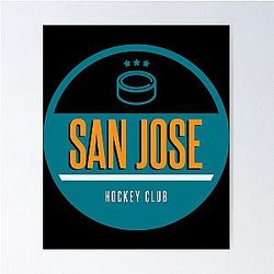 Art San Jose Sharks Poster