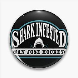 Art San Jose Sharks Pin