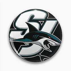 Art San Jose Sharks Pin