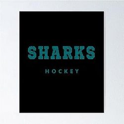 Art San Jose Sharks Poster