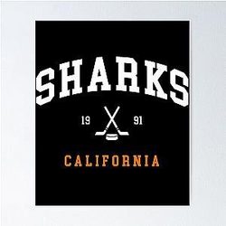 Art San Jose Sharks Poster